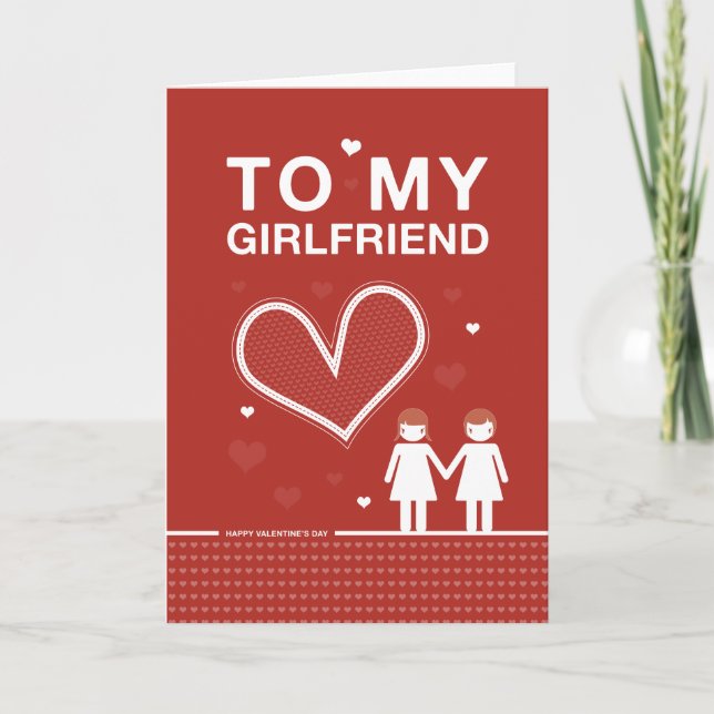 Girlfriend Valentine's Day Card (Front)