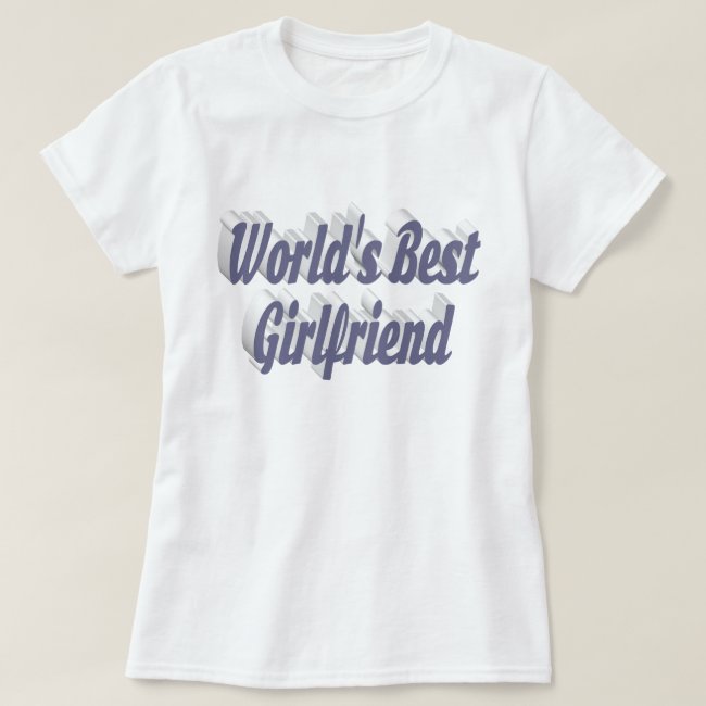 Girlfriend with gray text T-Shirt