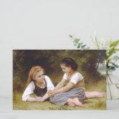 Girlfriends Collect Nuts, Les Noisettes Bouguereau (Standing Front)