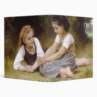 Girlfriends Collect Nuts, Les Noisettes Bouguereau 3 Ring Binder