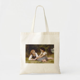 Girlfriends Collect Nuts, Les Noisettes Bouguereau Tote Bag