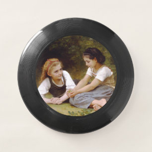 Girlfriends Collect Nuts, Les Noisettes Bouguereau Wham-O Frisbee