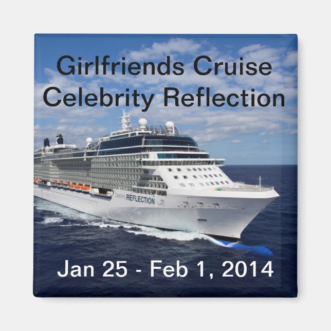 Girlfriends Cruise Magnet (Front)