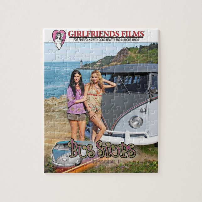 Girlfriends Films novelty puzzle | Bus Stops (Vertical)