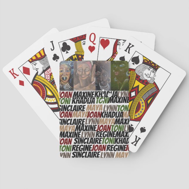 Girlfriends/Living Single "Queen"  Poker Cards (Back)