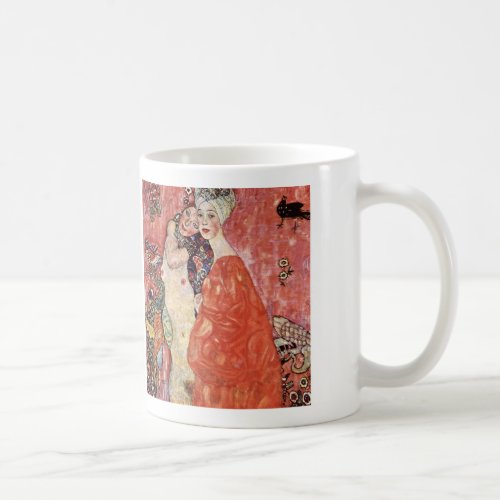 Girlfriends or Two Women Friend  Gustav Klimt Coffee Mug