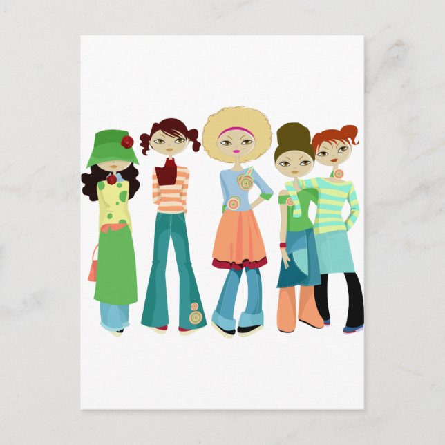 Girlfriends Postcard (Front)