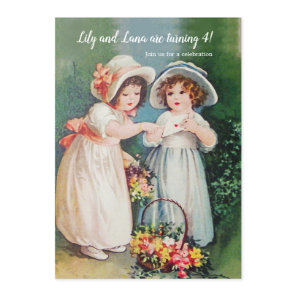 Girlfriends Vintage Invitation