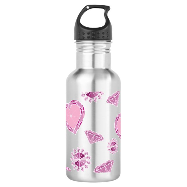 Girlie Bling Water Bottle (Front)