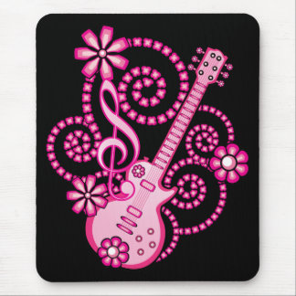 Girlie Guitar Mouse Pad