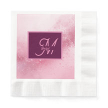 Girlie Pink Feminine abstract marble Sparkle Dust