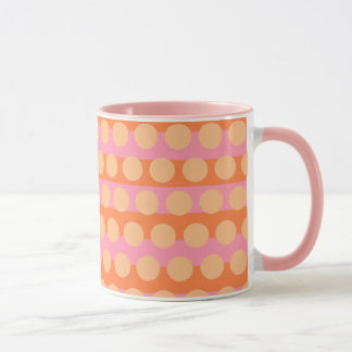 Girlie Pink Orange Yellow  Combo Mug