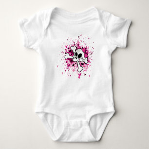 Girlie Skull Baby Bodysuit
