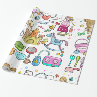 Girlie Things Wrapping Paper