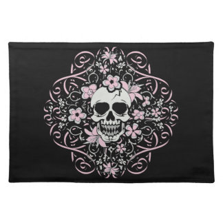 Girlie Vintage Skull Cloth Placemat