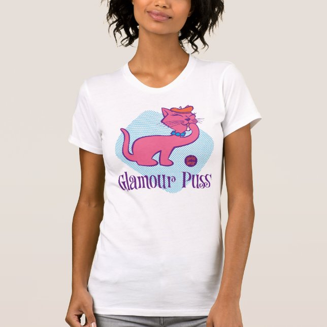 GirlieWear Glamour Puss T-Shirt (Front)