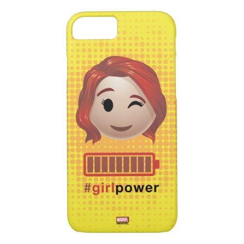 girlpower Black Widow Emoji iPhone 87 Case