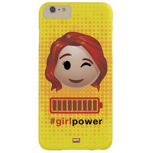 girlpower Black Widow Emoji Barely There iPhone 6 Plus Case