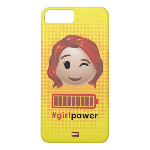 girlpower Black Widow Emoji iPhone 8 Plus7 Plus Case
