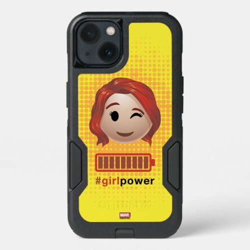 girlpower Black Widow Emoji iPhone 13 Case