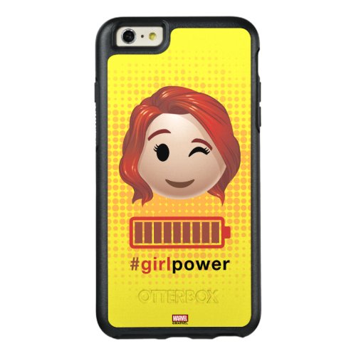 girlpower Black Widow Emoji OtterBox iPhone 66s Plus Case