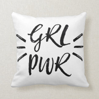 Girlpower, GRLPWR Throw Pillow