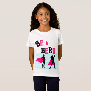 #GirlPower Super Hero Tee for Girls - ADD Name