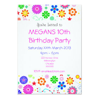 10Th Birthday Invitation For Girl 4