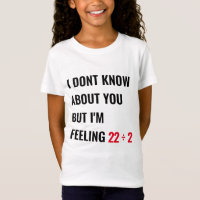 Girls 11th Birthday 22 Inspired Party Shirt