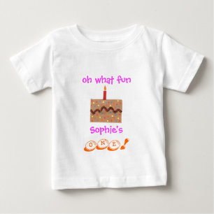 Girls 1st birthday outfit - personalized with name baby T-Shirt