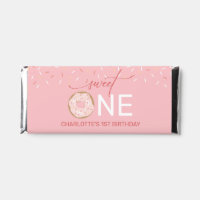 Girl's 1st Birthday Sweet One Donut