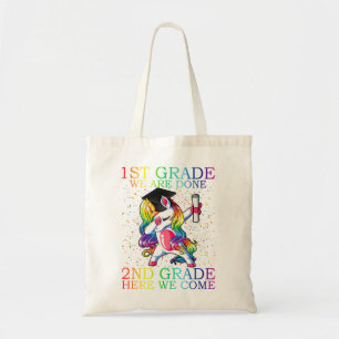 Girls 1st Grade Graduation Magical Unicorn Gift Tote Bag