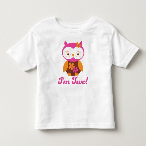 Girls 2nd Birthday Toddler T_shirt