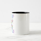 Girls 5th Grade Graduation Magical Unicorn Gift Two-Tone Coffee Mug (Center)