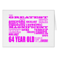 64th Birthday Cards - Greeting &amp; Photo Cards | Zazzle