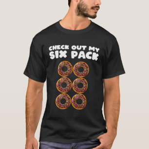 Girls 6 Pack Chocolate Donut Abs Apparel Gym T-Shirt