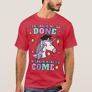 Girls 6th Grade Graduation Magical Unicorn Gift1 T-Shirt