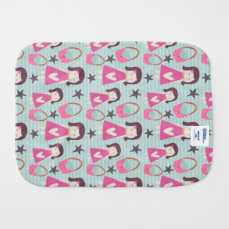Girls and Handbags Burp Cloth