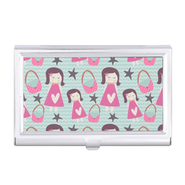 Girls and Handbags Case For Business Cards (Front)
