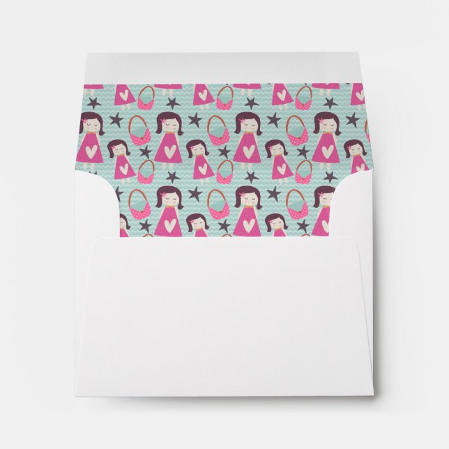 Girls and Handbags Envelope (Back (Bottom))
