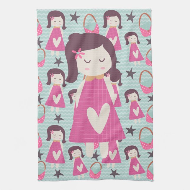 Girls and Handbags Kitchen Towel (Vertical)