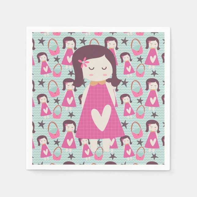 Girls and Handbags Napkins (Front)