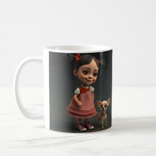 Girls and Pets _ The Chihuahua _  Coffee Mug