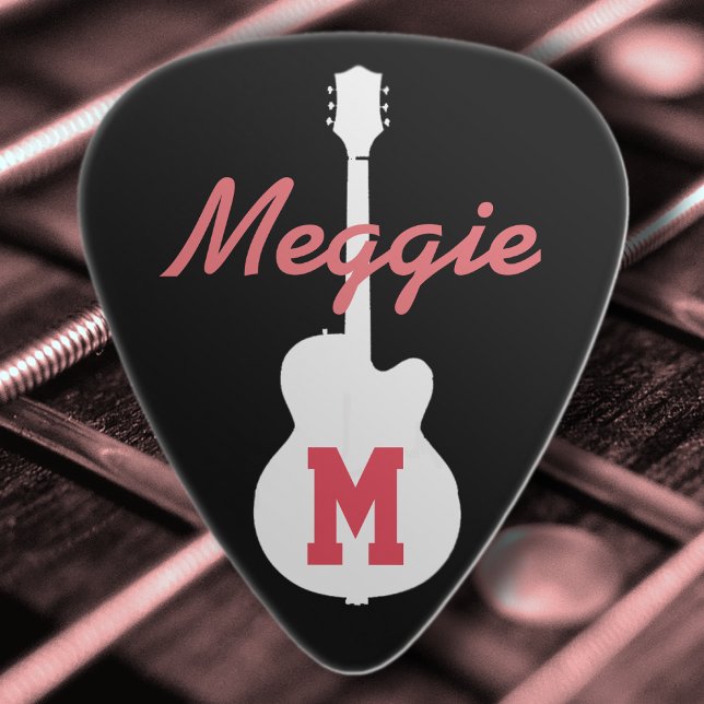 Girls and Rock Music Personalized Guitar Pick (Creator Uploaded)