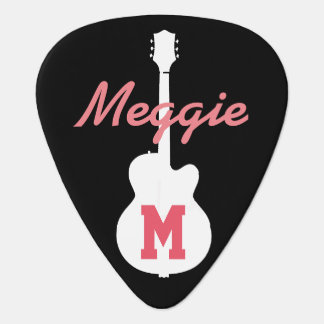 girls and rock music personalized guitar pick