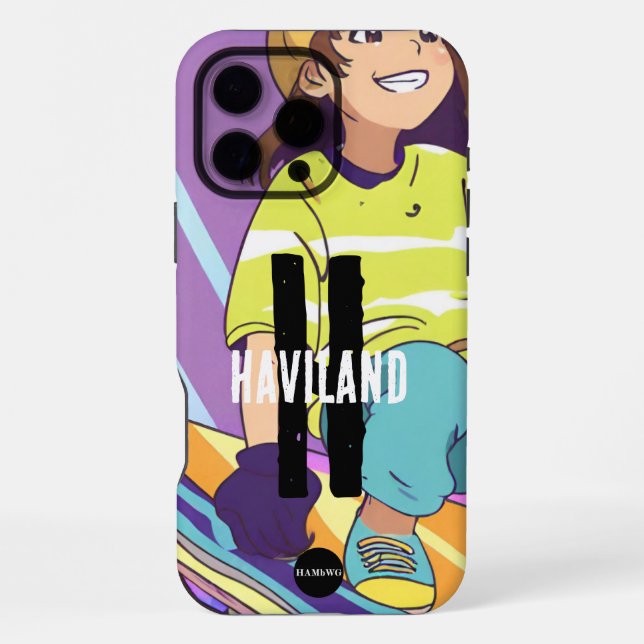 Girl's Anime Custom Cell Phone Case HAMbWG (Back)