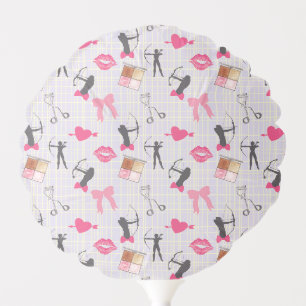 Girls Archery - Girly Hearts and Makeup Balloon