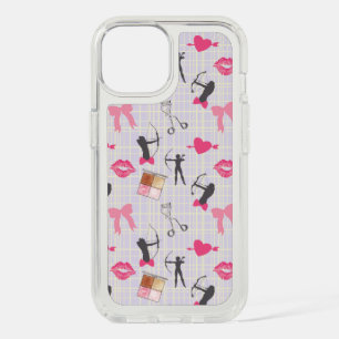 Girls Archery - Girly Hearts and Makeup iPhone 15 Case