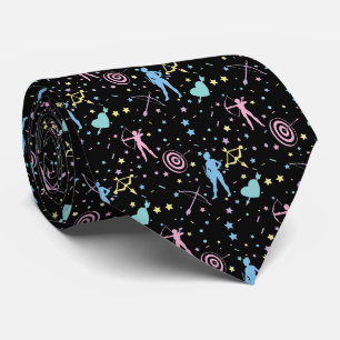 Girls Archery - Girly Hearts Stars Archer Neck Tie