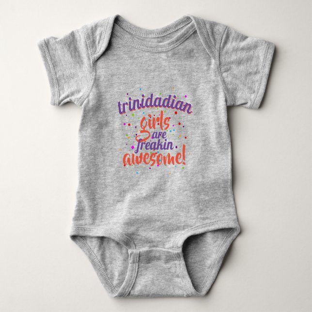 Girls Are Freakin Awesome Baby Bodysuit (Front)